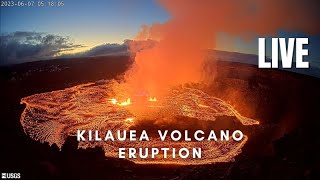 LIVE Kilauea volcano erupts on Big Island in Hawaii [upl. by Arahset]