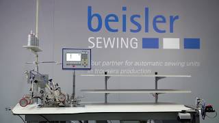 Beisler  12655  Overlock unit for serging of front and back trousers [upl. by Shaffert]