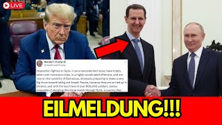 🚨 VOR 3 MINUTEN🚨Donald Trumps schockierende Nachricht an Wladimir Putin und Assad [upl. by Holli]