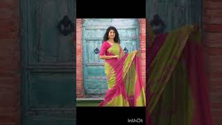 Soft cotton linen sarees [upl. by Solhcin]