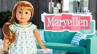 American Girl Doll  Maryellen Larkins Living Room Set amp Sofa Bed Set REVIEW [upl. by Htaras]