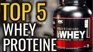 DIE 5 BESTEN WHEY PROTEINE  Eiweißpulver im Vergleich Test 2018 Siehe Videobeschreibung [upl. by Ayama]