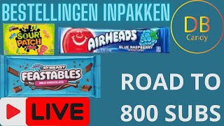 LIVE Road to 800 abonnees en bestellingen DBCandy inpakken 609 [upl. by Chrisy783]