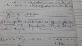 LEARN complete Aflatoxin in 6 min easy hindi explanation 👌 👍 [upl. by Harbour]