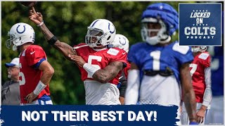 Indianapolis Colts Anthony Richardson Offense Shaky Before Late TD on Day 7 [upl. by Luedtke44]