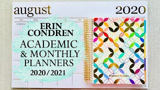 ERIN CONDREN  NEW ACADEMIC amp MONTHLY PLANNERS  DESK PAD [upl. by Yehus]