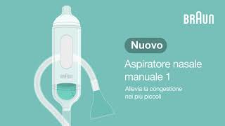 Braun Filtri aspiratore nasale manuale 1 IT [upl. by Irish]