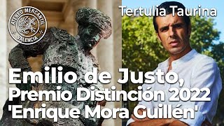 El torero Emilio de Justo Premio Distinción Enrique Mora Guillén 2022 [upl. by Gwenny602]