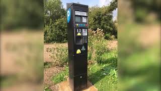 Parking ticket machine appears on Norfolk Broads [upl. by Nelsen]