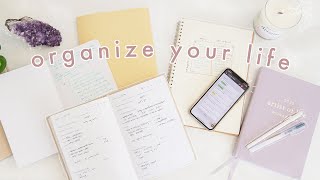 How to Be More Organized amp Productive  10 Habits for Life Organization [upl. by Codel]