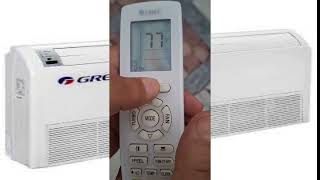 How to change temperatures units on Gree remote [upl. by Solracesoj702]