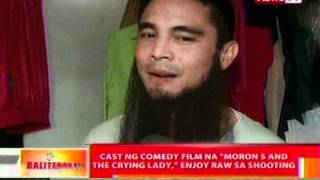 BT Cast ng comedy film na Moron 5 and the Crying lady enjoy raw sa shooting [upl. by Marylin]