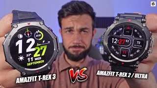 REVOLUCIÓN🤯Amazfit TREX 3 vs Amazfit TREX 2 y ULTRA [upl. by Sldney]