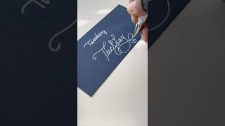 Handwriting vs Calligraphy ‘Tuesday’ [upl. by Fermin365]