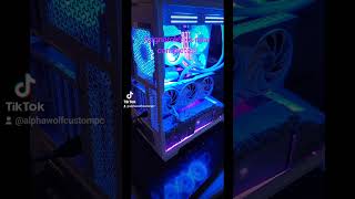 My custom corsair 3500X cases with custom painted motherboard by asusrog Full video coming [upl. by Atsok]