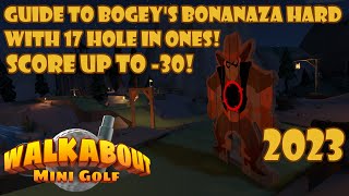 Bogeys Bonanza Hard Course Guide  17 Holes In Ones  Walkabout Mini Golf  PSVR2 [upl. by Sigler]