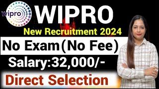 Wipro Recruitment 2024Work From Home JobsWork From Home JobTechnical Government job MeetAug 2024 [upl. by Llebasi]