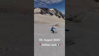 Sommer Skifahren am Stilfser Joch in Italien 🤙🏼 stilfserjoch ski skiing carving [upl. by Muldon]