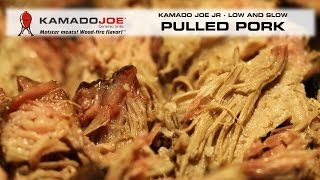 Boston Butt  Pulled Pork on the Kamado Joe Jr [upl. by Daggna]