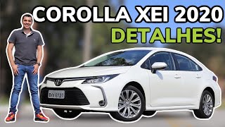 TOYOTA COROLLA XEI 2020 EM DETALHES  Falando de Carro [upl. by Pernick]