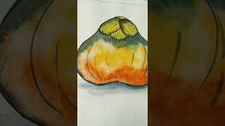 Coconut and Tal drawing with watercolourTrendingShortscoconutandtaldrawingwithwatercolourart [upl. by Rednav]