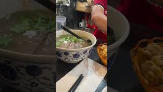 Lanzhou Ramen HandPulled Noodles from China [upl. by Fayina]