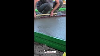 Screeding concrete [upl. by Troy612]