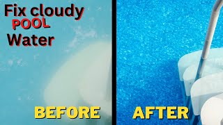 How to clear up a cloudy pool the easy way [upl. by Philipps824]