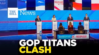 Battle For Second Place Caused Chaos  The Hills Republican Presidential Debate Post Show [upl. by Dorreg]