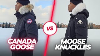 CANADA GOOSE LANGFORD PARKA VS MOOSE KNUCKLES STERLING PARKA COMPARISON  Which Is Better [upl. by Hedy]