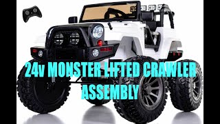 24v Monster Lifted Crawler  Assembly [upl. by Corb]