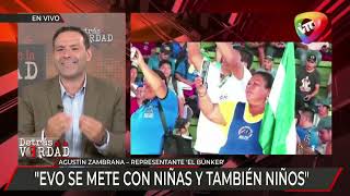 Zambrana “Declaración TSE fue irresponsable favorece a Evo”Agustín Zambrana representante “El [upl. by Jasik990]