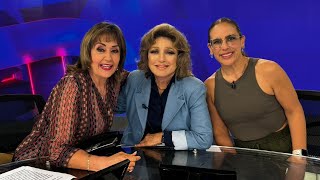 Angélica María y Angélica Vale visitan Telediario Mediodía con María Julia Lafuente [upl. by Paule]