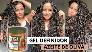 Testei o novo Gel Definidor de Azeite de Oliva [upl. by Monahon]