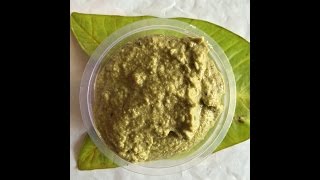 Kesavina Soppina Chutney  Taro leaves Chutney  arbi leaves [upl. by Joo]