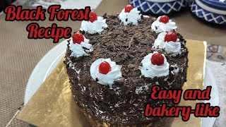 Bake the Perfect Black Forest Cake at Home  Easy Recipe by MeeTooFoodz [upl. by Oad607]