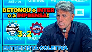 ENTREVISTA COLETIVA RENATO GAÚCHO  GRÊMIO 3 x 2 CAXIAS Campeonato Gaúcho 2024 [upl. by Attwood870]