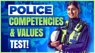 POLICE COMPETENCIES amp VALUES CVF Test Questions amp Answers How to PASS Police Job Tests amp Interview [upl. by Ylrak352]