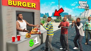 GTA 5  Franklin Opened A Restaurant In GTA 5 [upl. by Vashtee]