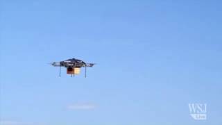 Amazon Drone Video  Watch Amazons Vision of Unmanned Drone Deliveries [upl. by Suolevram]