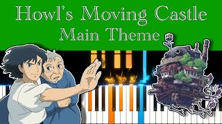 Howls Moving Castle Piano Tutorial  Learn to Play the Magical Theme [upl. by Celio787]