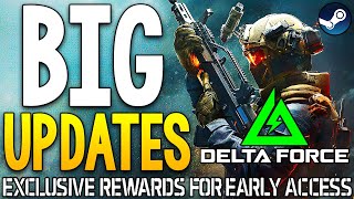 BIG Delta Force UPDATES  Play FREE Right Now Early Access News and Rewards  More [upl. by Leena52]