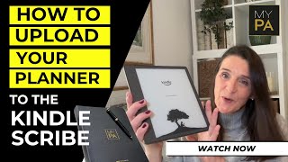 How to upload your digital planner to Kindle Scribe [upl. by Kolva]