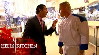 JeanPhilippe amp Vans Hilarious Argument  Hells Kitchen [upl. by Simson870]