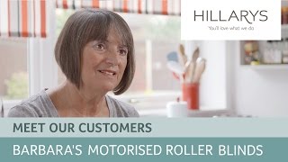 Hillarys Reviews  Barbaras motorised roller blinds [upl. by Netram]