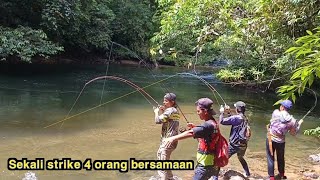 Pemancing mana YG tak tergiur  Kalau Nemu spot sungai seperti ini [upl. by Ahsema]