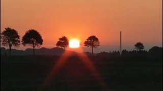 Sonnenaufgang im Zeitraffer Aufnahme HD  Sunrise Timelapse Video 🌞 [upl. by Ailes]