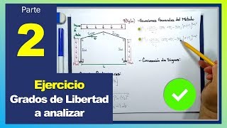 Resolución de Pórtico biempotrado bajo carga vertical  Parte 2 [upl. by Creath404]