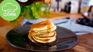 REZEPT Einfache Pancakes  Schnell gemacht amp super fluffig [upl. by Nylassej]