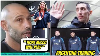 😳Mascherano spoke with Messi about his injury and to participate in Olympics [upl. by Aihsenet]